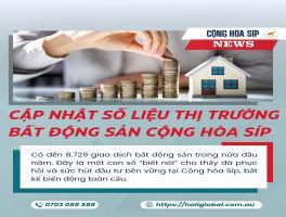 CẬP NHẬT SỐ LIỆU THỊ TRƯỜNG BẤT ĐỘNG SẢN CỘNG HOÀ SÍP MỚI NHẤT