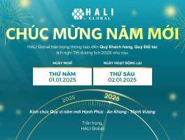 HALI GLOBAL - CHÚC MỪNG NĂM MỚI 2026