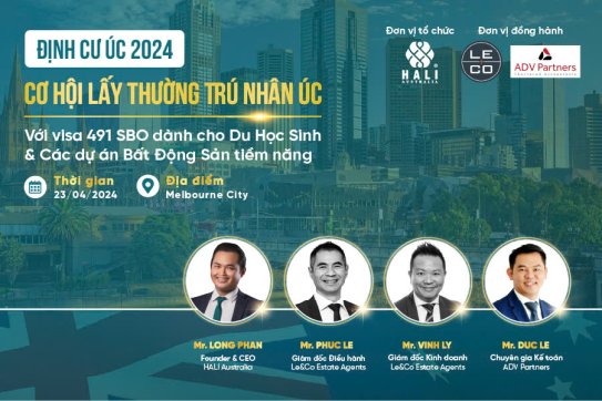 SỰ KIỆN ĐỊNH CƯ ÚC TẠI MELBOURNE: CƠ HỘI LẤY THƯỜNG TRÚ NHÂN ÚC VỚI VISA 491 SBO.