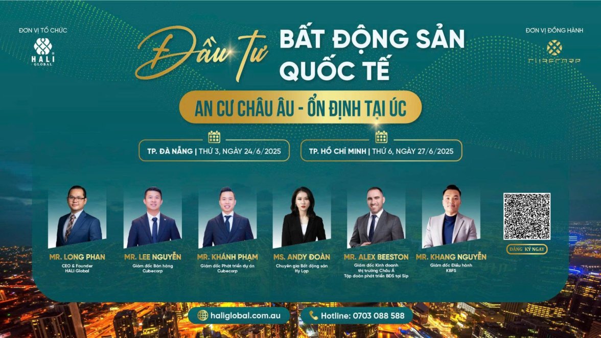 ĐẦU TƯ BẤT ĐỘNG SẢN QUỐC TẾ: AN CƯ CHÂU ÂU - ỔN ĐỊNH TẠI ÚC