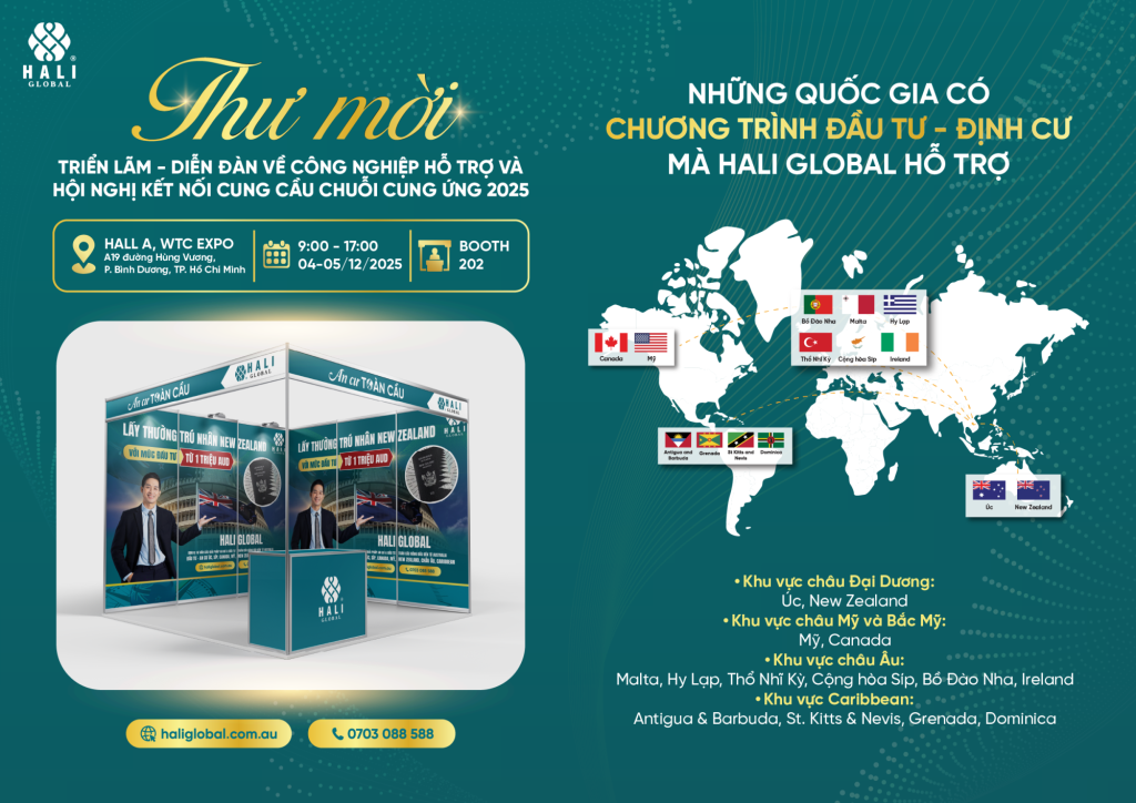 CÔNG TY HALI GLOBAL XIN TRÂN TRỌNG TỔ CHỨC CHƯƠNG TRÌNH KẾT NỐI DOANH NGHIỆP ĐỐI TÁC