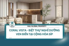 CORAL VISTA - BIỆT THỰ NGHỈ DƯỠNG VEN BIỂN TẠI CỘNG HÒA SÍP