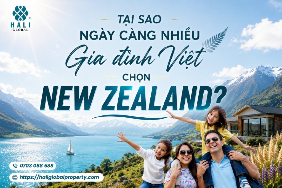 TẠI SAO NGÀY CÀNG NHIỀU GIA ĐÌNH VIỆT CHỌN NEW ZEALAND?