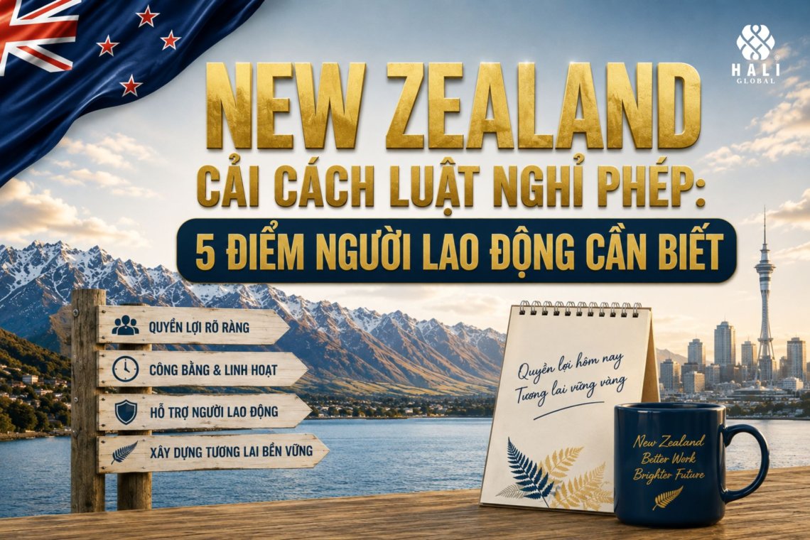 NEW ZEALAND CẢI CÁCH LUẬT NGHỈ PHÉP: 5 THAY ĐỔI NGƯỜI LAO ĐỘNG CẦN BIẾT