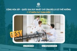 CHỈ CẦN SỞ HỮU PR, CÓ THỂ TIẾP CẬN TOÀN DIỆN HỆ THỐNG  Y TẾ CỘNG HÒA SÍP