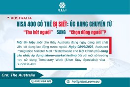 VISA 400 AUSTRALIA ĐỨNG TRƯỚC KHẢ NĂNG BỊ SIẾT: LAO ĐỘNG NƯỚC NGOÀI SẼ BỊ ẢNH HƯỞNG RA SAO?