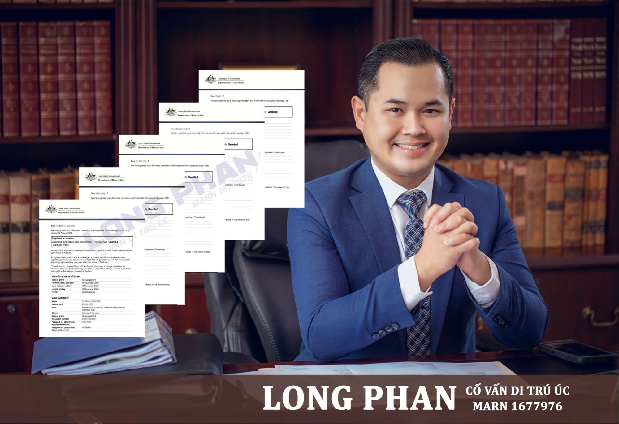 CHÚC MỪNG GIA ĐÌNH CHỊ KIM ĐƯỢC CẤP VISA TẠM TRÚ 188A