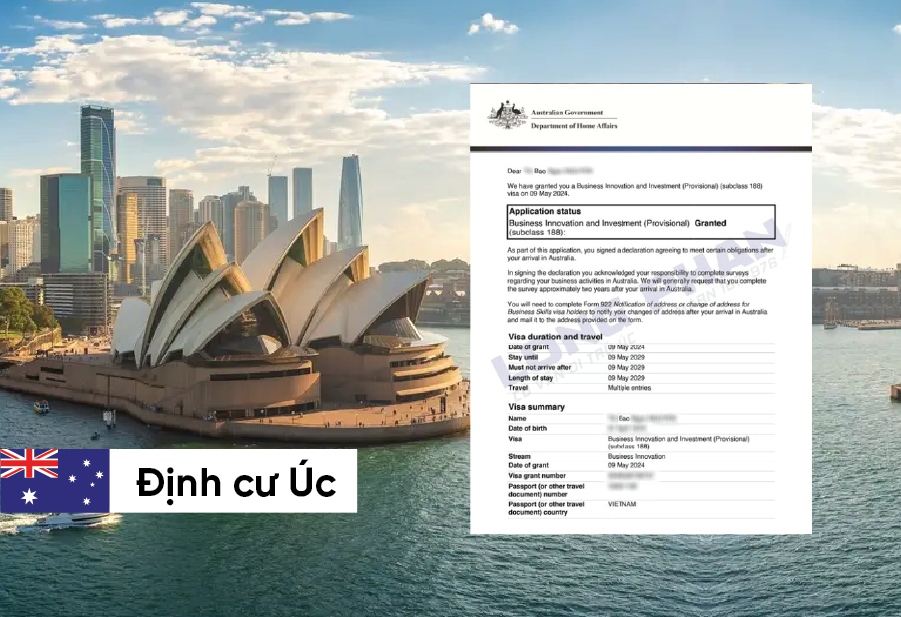 CHÚC MỪNG GIA ĐÌNH ANH THANH ĐƯỢC TIỂU BANG VICTORIA BẢO LÃNH VISA THƯỜNG TRÚ 888B – DIỆN NHÀ ĐẦU TƯ CHỈ SAU 3 TUẦN XÉT DUYỆT