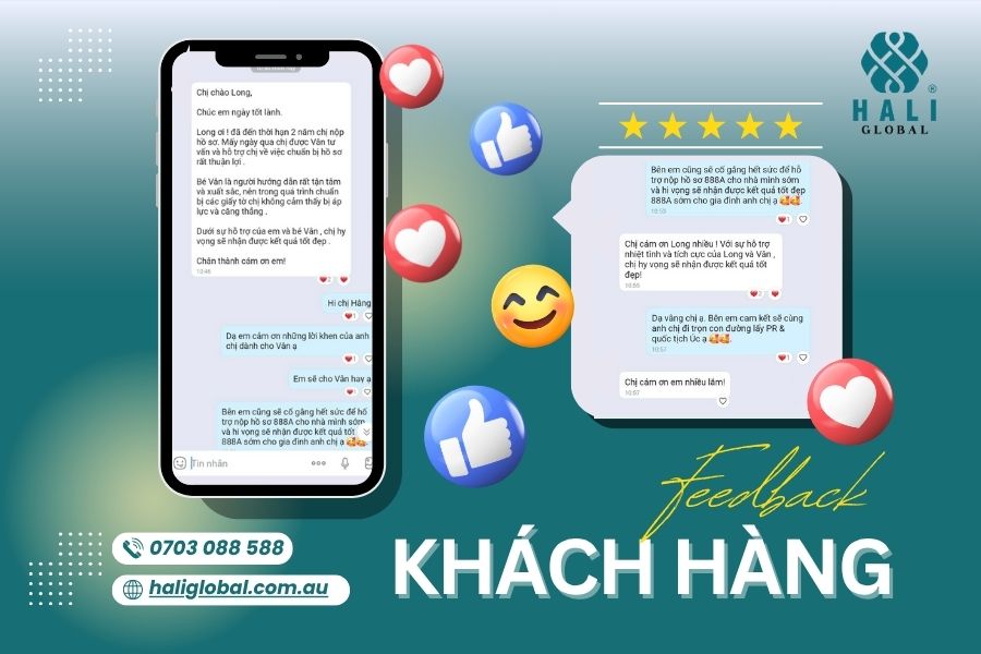 HÀNH TRÌNH ĐỊNH CƯ TẠI ÚC CỦA CHỊ H SAU 6 NĂM ĐỒNG HÀNH CÙNG HALI GLOBAL