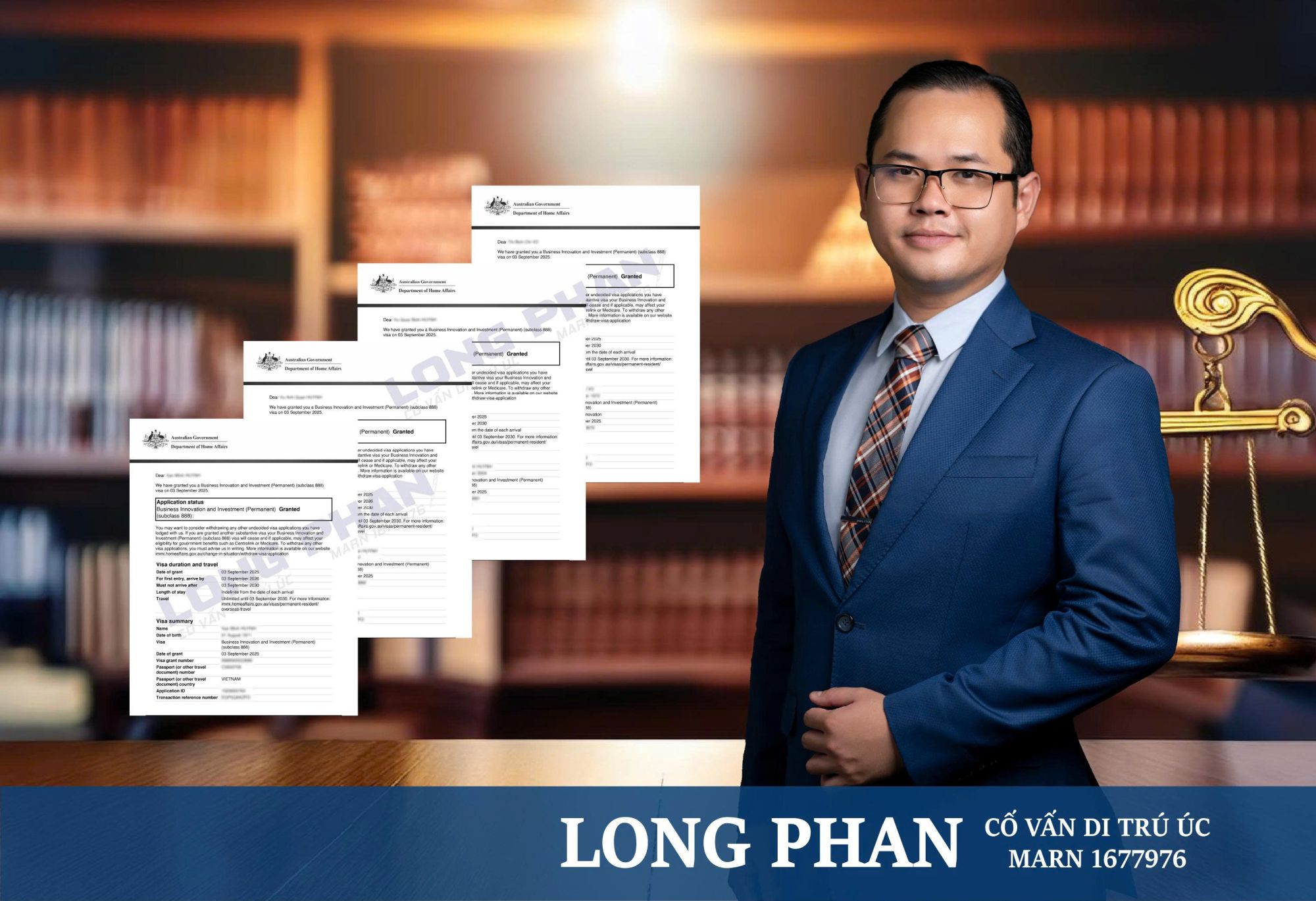 TIN VUI ĐẦU THÁNG 9! CHÚC MỪNG GIA ĐÌNH CHỊ BÍCH ĐƯỢC CẤP VISA THƯỜNG TRÚ 888A - DIỆN KINH DOANH ĐỔI MỚI