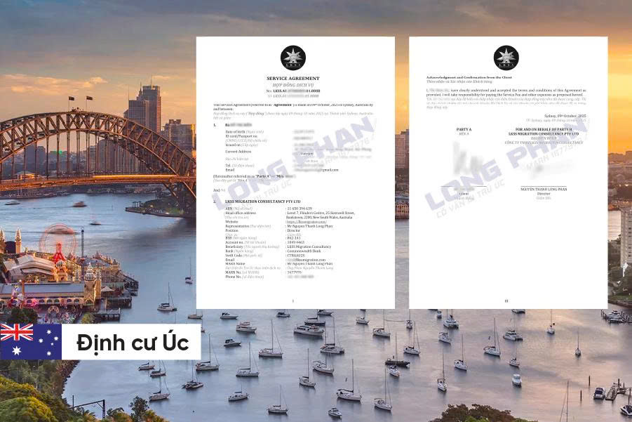 TRÂN TRỌNG CẢM ƠN GIA ĐÌNH CHỊ HÒA ĐÃ TIN TƯỞNG LỰA CHỌN KÝ HỢP ĐỒNG DỊCH VỤ VISA 888B CÙNG CỐ VẤN DI TRÚ ÚC LONG PHAN