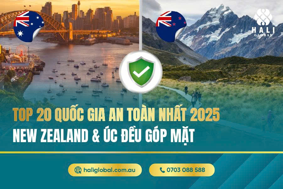 TOP 20 QUỐC GIA AN TOÀN NHẤT 2025 – NEW ZEALAND VÀ ÚC ĐỀU GÓP MẶT