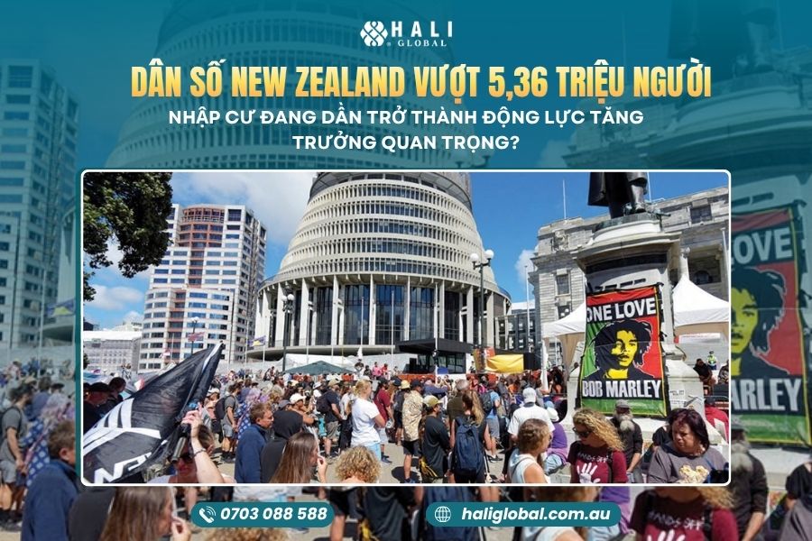 DÂN SỐ NEW ZEALAND VƯỢT 5,36 TRIỆU NGƯỜI – VÌ SAO NHẬP CƯ ĐANG TRỞ THÀNH ĐỘNG LỰC TĂNG TRƯỞNG QUAN TRỌNG?