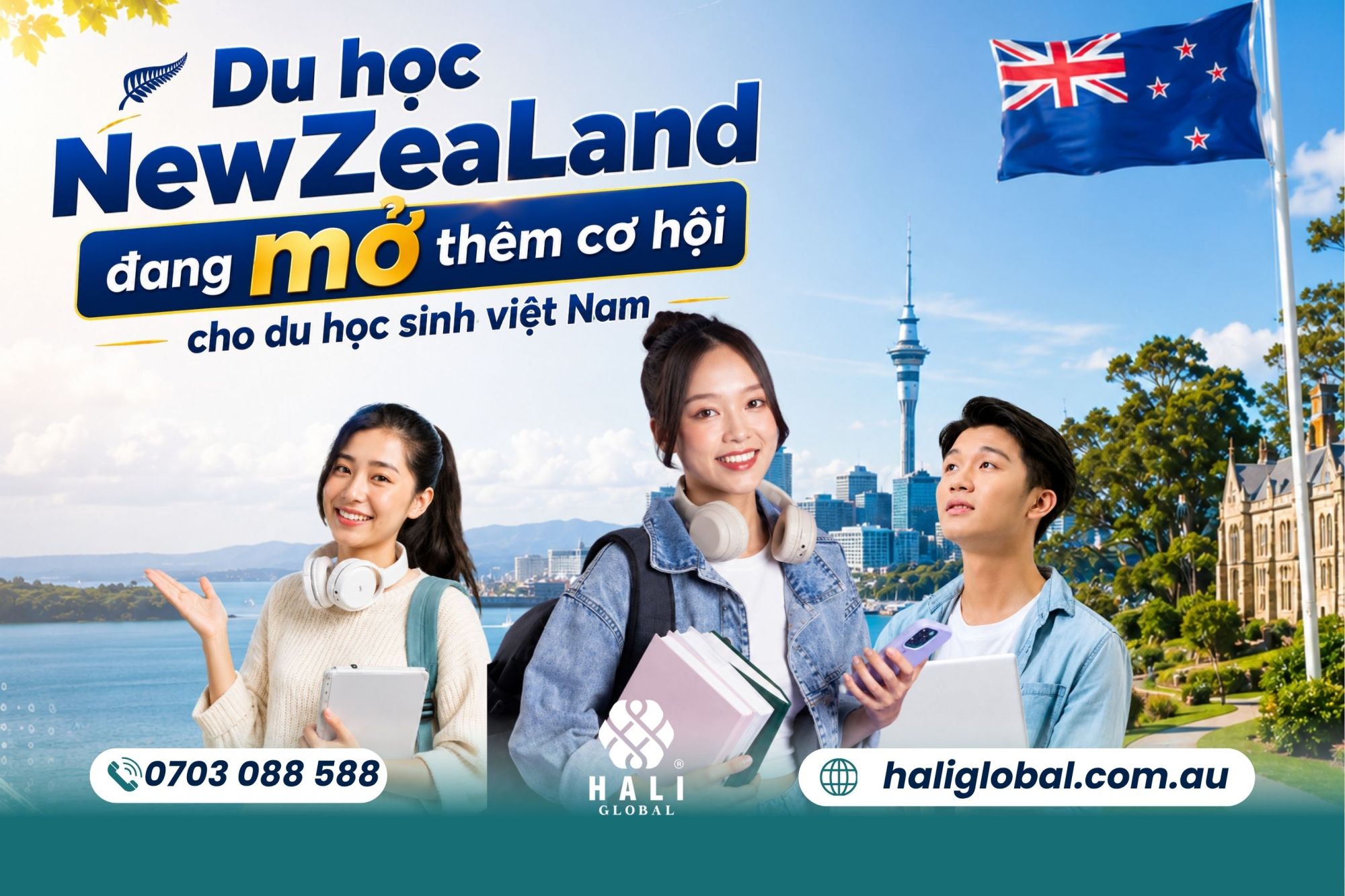DU HỌC NEW ZEALAND 2026: THÊM CƠ HỘI HỌC TẬP VÀ LÀM VIỆC CHO SINH VIÊN VIỆT NAM