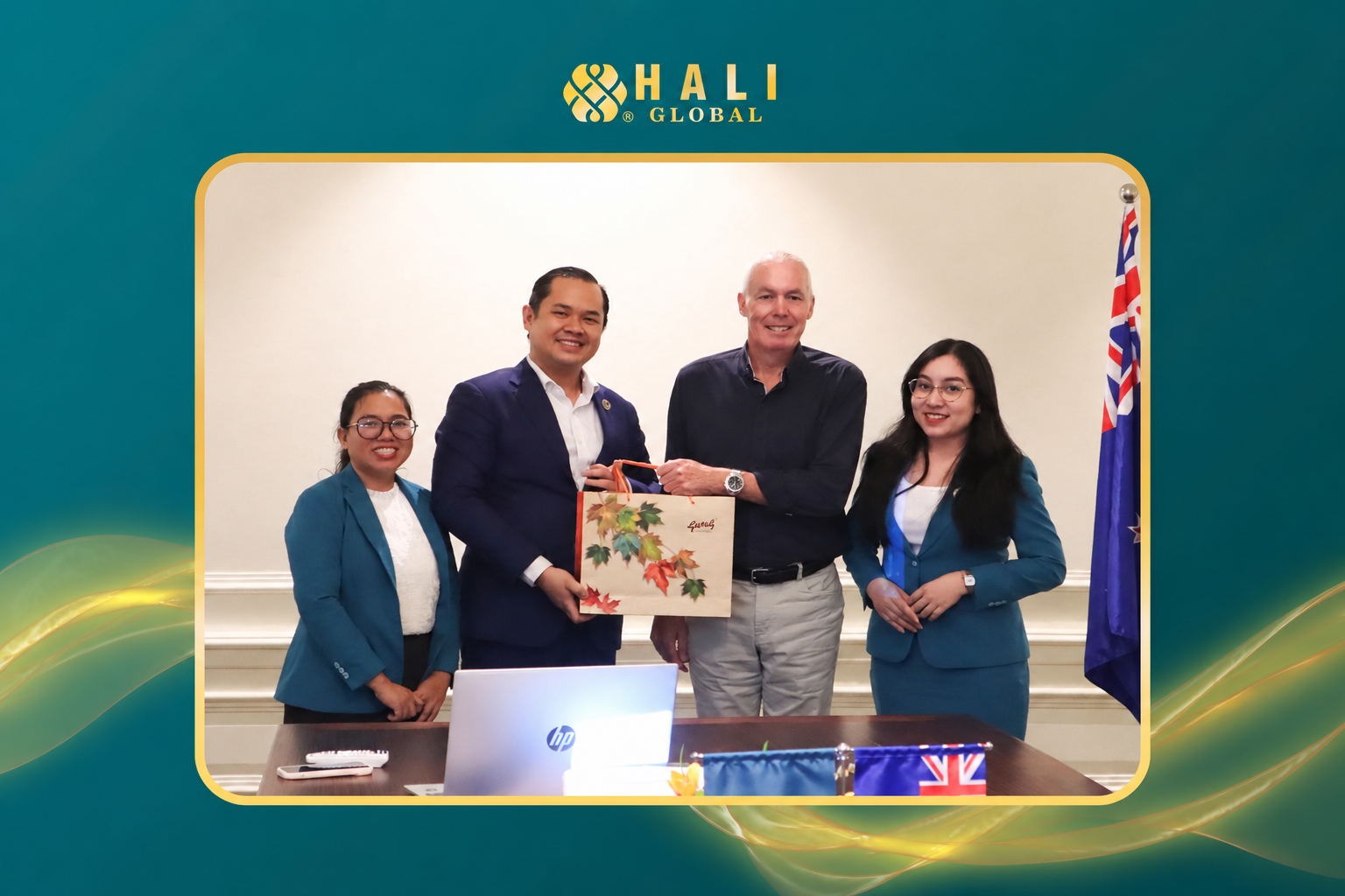 HALI GLOBAL HÂN HẠNH ĐÓN TIẾP ÔNG SIMON DICKIE, CHỦ TỊCH HỘI ĐỒNG KINH DOANH NEW ZEALAND – VIỆT NAM