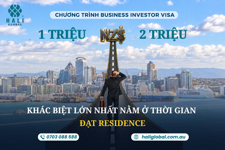 BIV NEW ZEALAND: ĐẦU TƯ 1 TRIỆU HAY 2 TRIỆU NZD KHÁC NHAU THẾ NÀO?