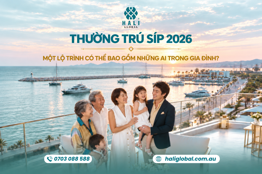 THƯỜNG TRÚ SÍP CHO GIA ĐÌNH: VỢ/CHỒNG VÀ CON ĐƯỢC ĐI CÙNG THẾ NÀO?